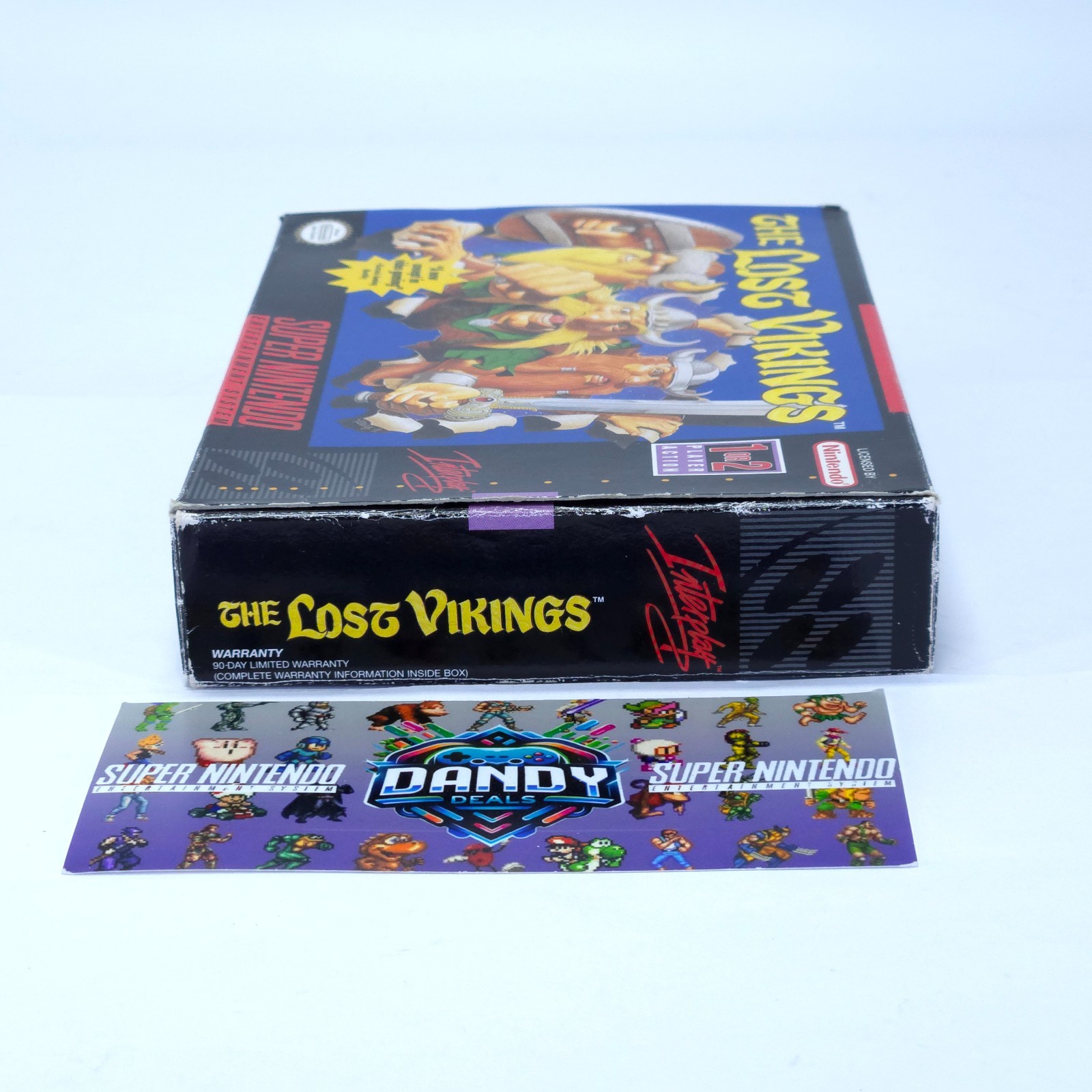 The Lost Vikings SNES W/ Box + Protector – Super Nintendo