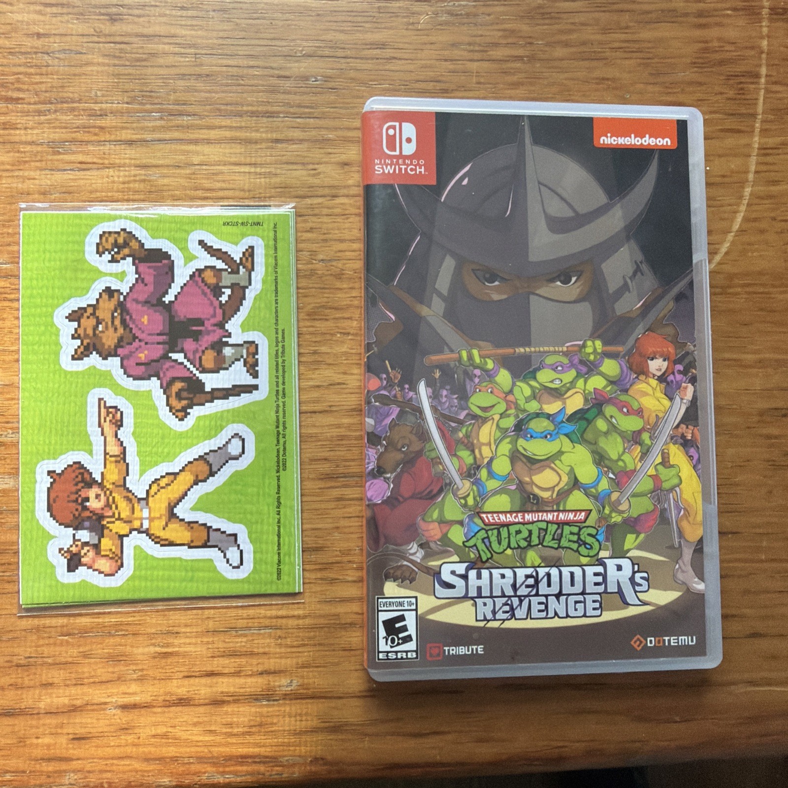 Teenage Mutant Ninja Turtles: Shredder’s Revenge (NS ,2022) TESTED! W/stickers
