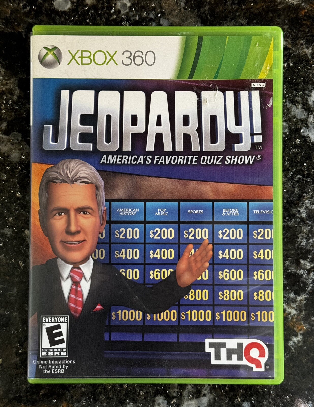 Jeopardy (Microsoft Xbox 360, 2012) Alex Trebek Cover Complete CIB TESTED Clean!