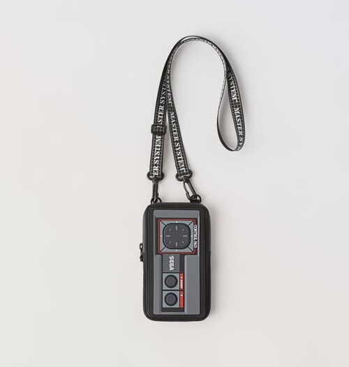 SEGA X Zara MASTER SYSTEM Pad Controller Official Licensed Bag Phone Pouch NOS