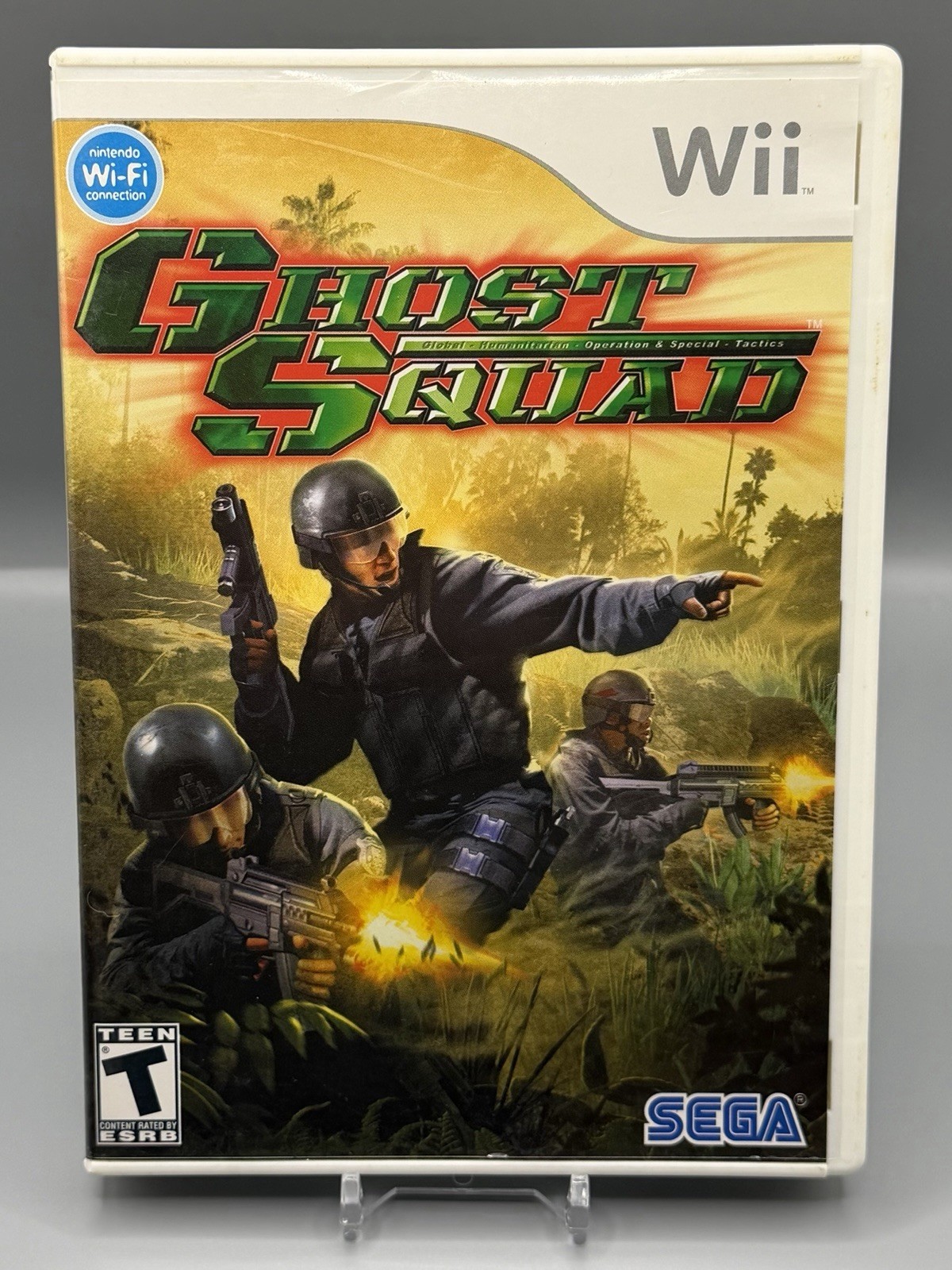 Ghost Squad Nintendo Wii SEGA Shooter w/ Case Manual — Tested