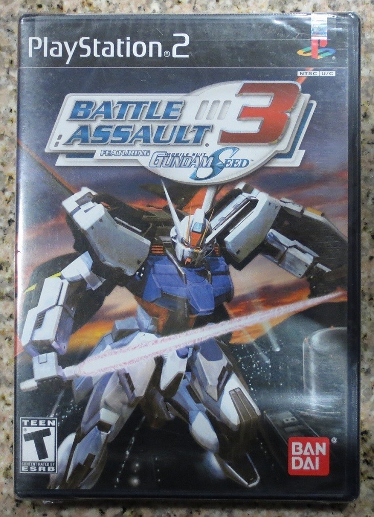 PS2 MOBILE SUIT GUNDAM BATTLE ASSAULT 3 GUNDAM SEED BRAND NEW SEALED ULTRA RARE