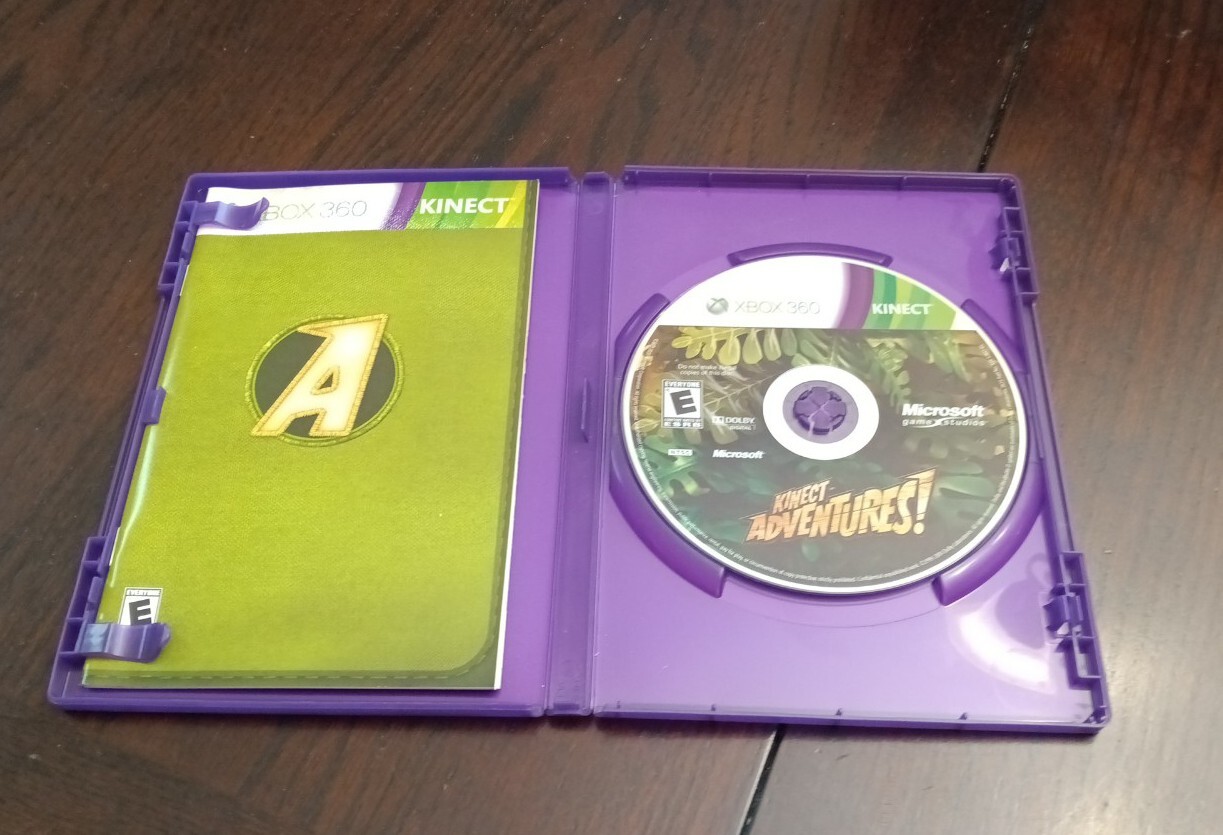 Kinect Adventures (Microsoft Xbox 360, 2010) Tested Complete Nice Fast Shipping