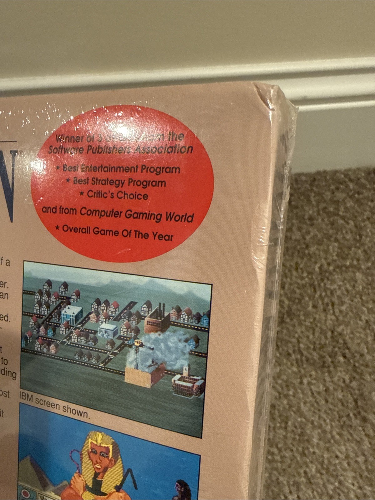 Sid Meier’s Civilization I PC IBM Big Box 3.5″ Disks MicroProse NEW SEALED