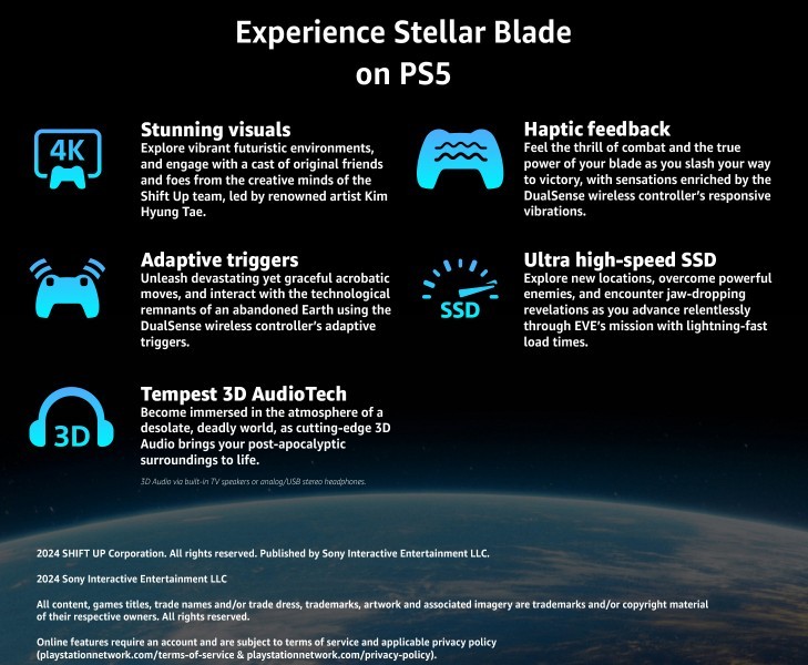 Stellar Blade *LAUNCH PRE-ORDER EDITION* (PS5) New