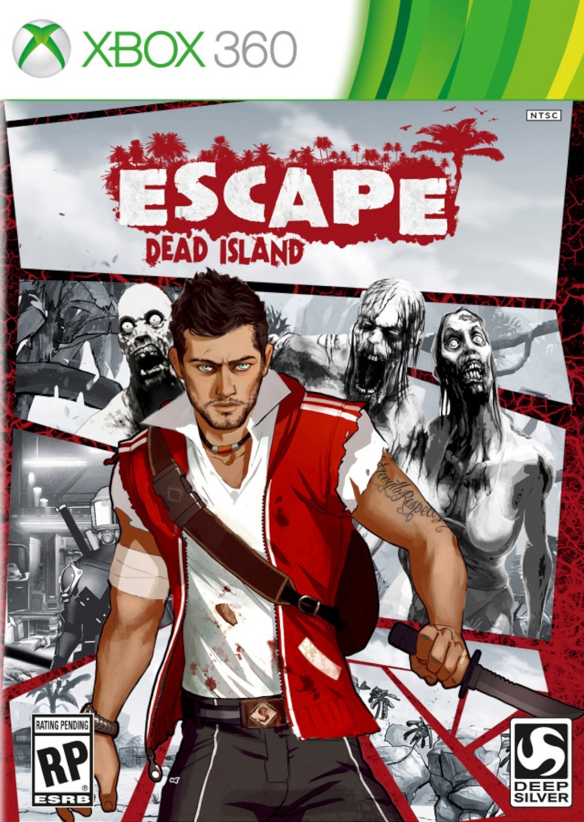 Xbox 360 Escape Dead Island Video Game action adventure horror zombie combat gun