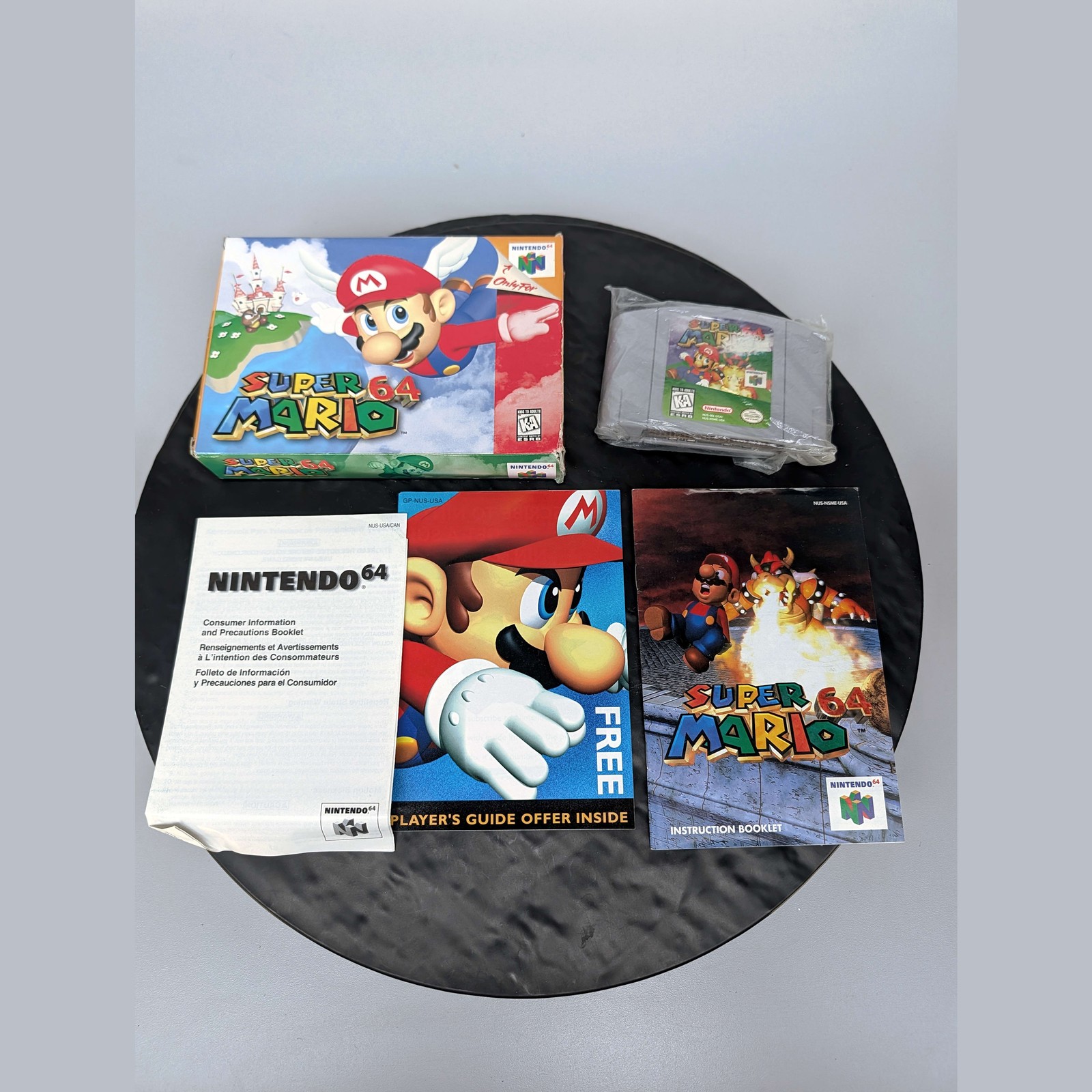 Super Mario 64 Nintendo 64 N64 Complete CIB Box+Game+Manual+Inserts USA ð