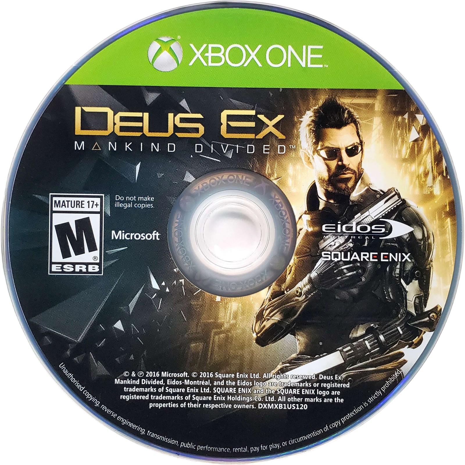 Deus Ex Mankind Divided – Microsoft Xbox One Tested Authentic 1Y Guarantee