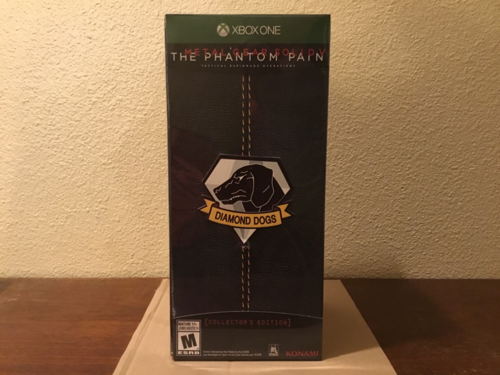 XBOX ONE METAL GEAR SOLID V THE PHANTOM PAIN COLLECTOR’S EDITION-NEW/UNOPENED