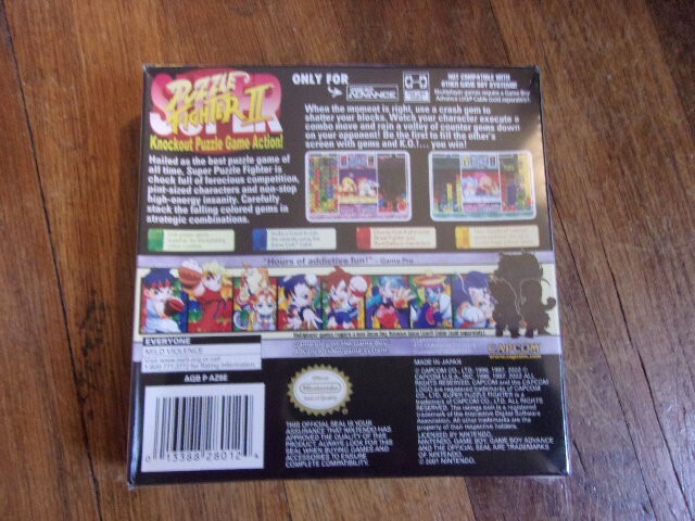 2001 Capcom Puzzle Fighter II Game Boy Advance GBA, Factory Sealed!