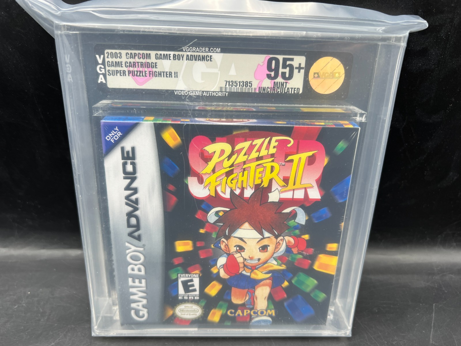 Super Puzzle Fighter II 2 Nintendo GBA VGA 95+ FACTORY SEALED MINT WATA