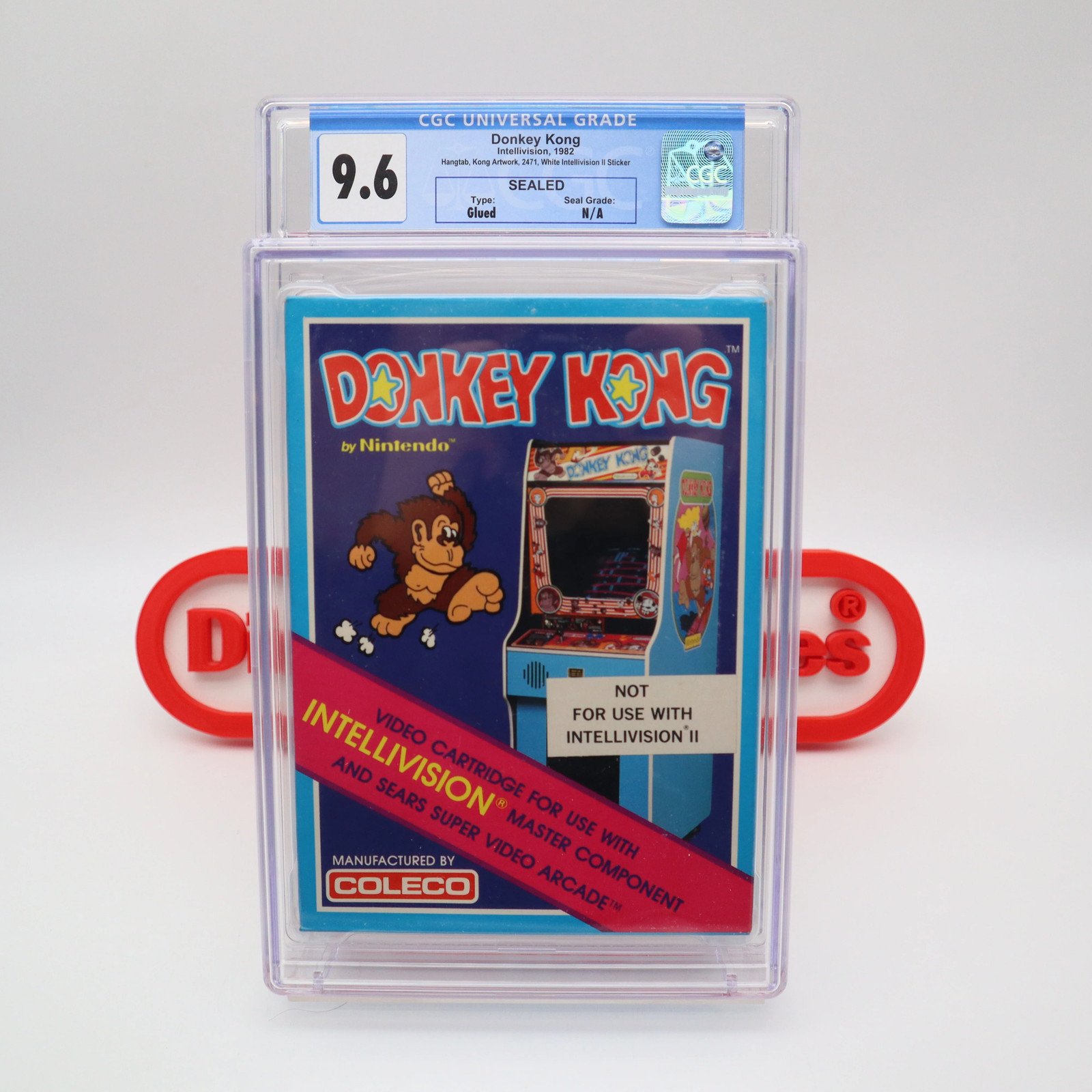 DONKEY KONG (THE ORIGINAL!) – CGC GRADED 9.6 N/A! NEW & Sealed! (Intellivision)