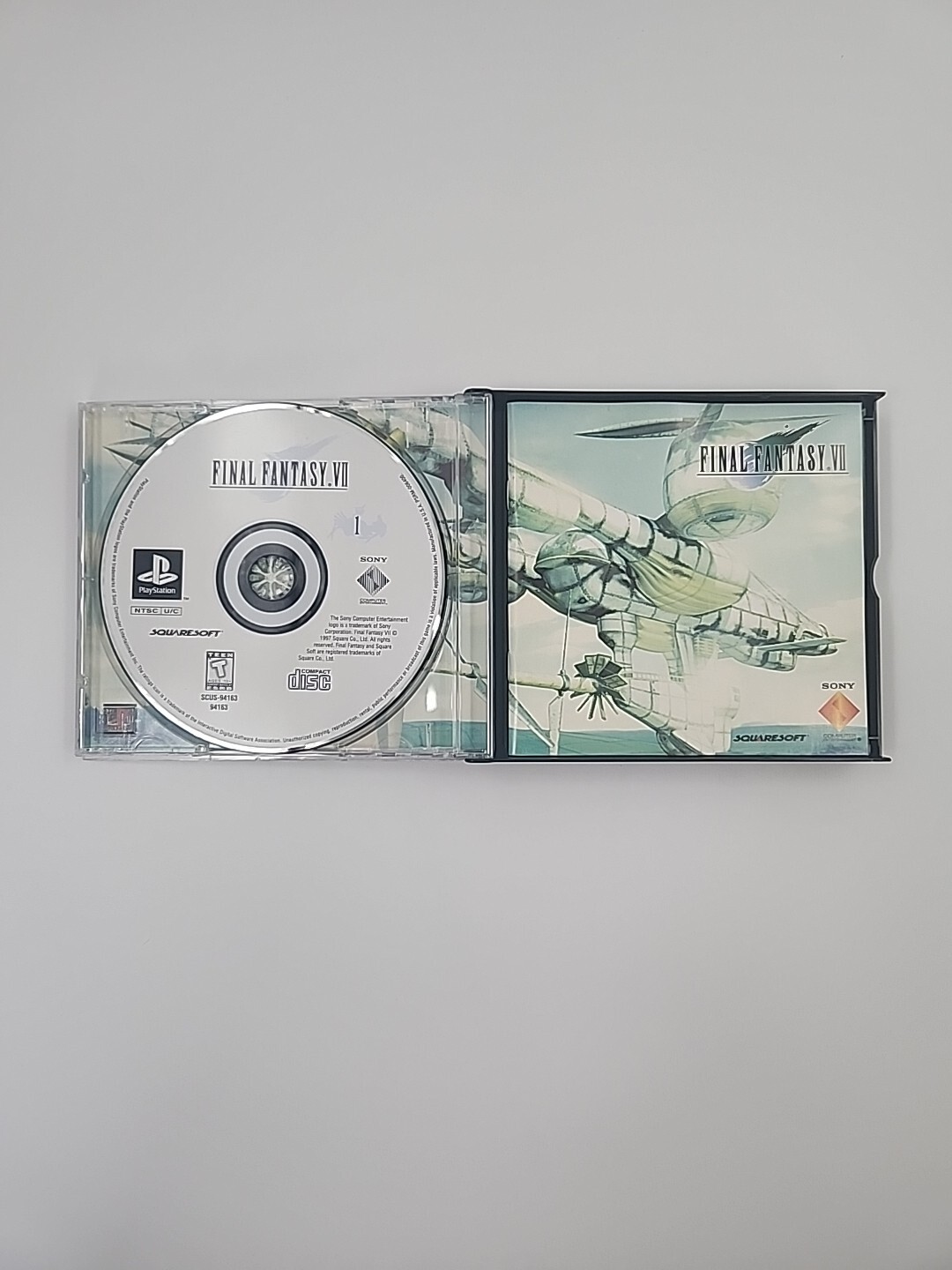 Final Fantasy VII 7 PS1 PlayStation 1 Complete CIB *Masterpiece Misprint*
