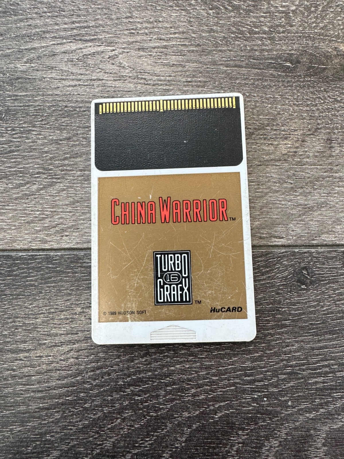 China Warrior (TurboGrafx-16, 1989) card only