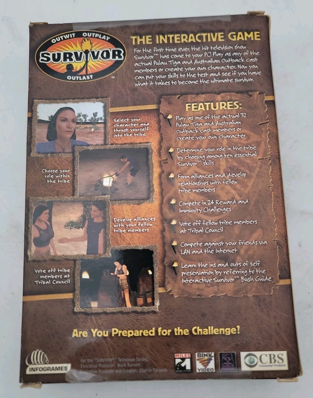 Survivor: The Interactive Game (PC, 2001) NEW Sealed