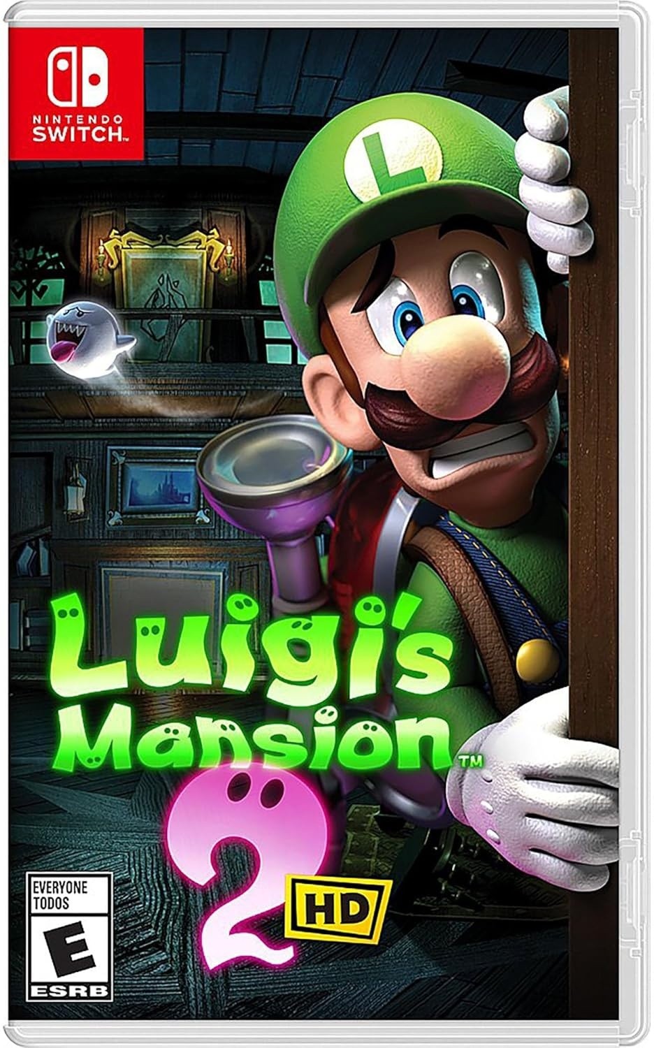 Luigis Mansion 2 HD Juego Fisico para consola Nintendo Switch IMPORT