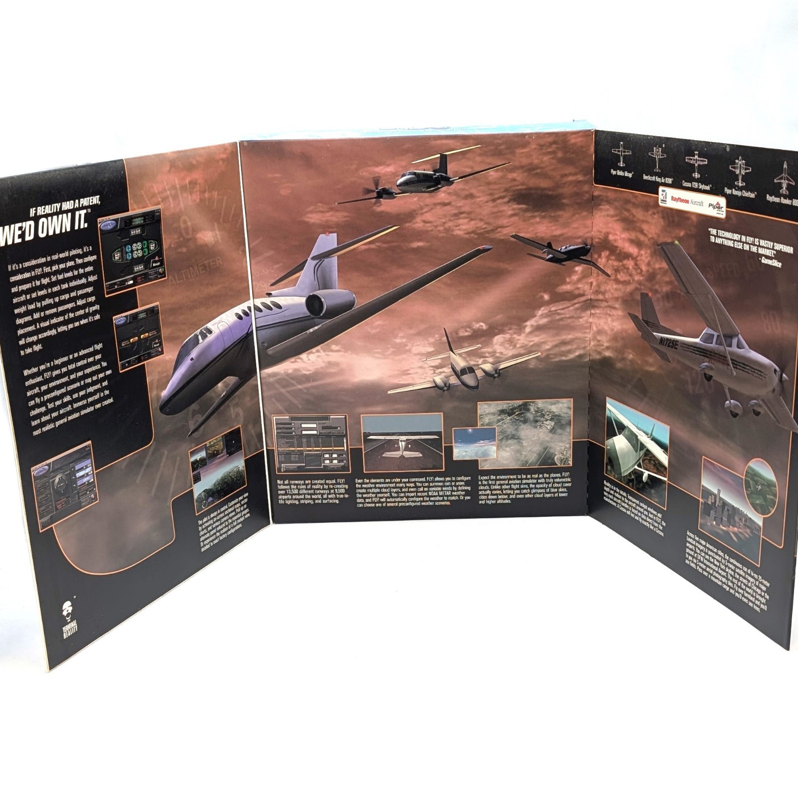 NEW SEALED Fly! Flight Simulator by Terminal Reality (PC,1999) for Win 95/98