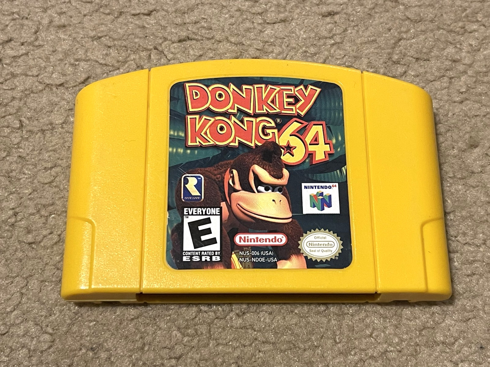 Donkey Kong DK 64 – Nintendo 64 N64 – Authentic – Cartridge Only – Tested