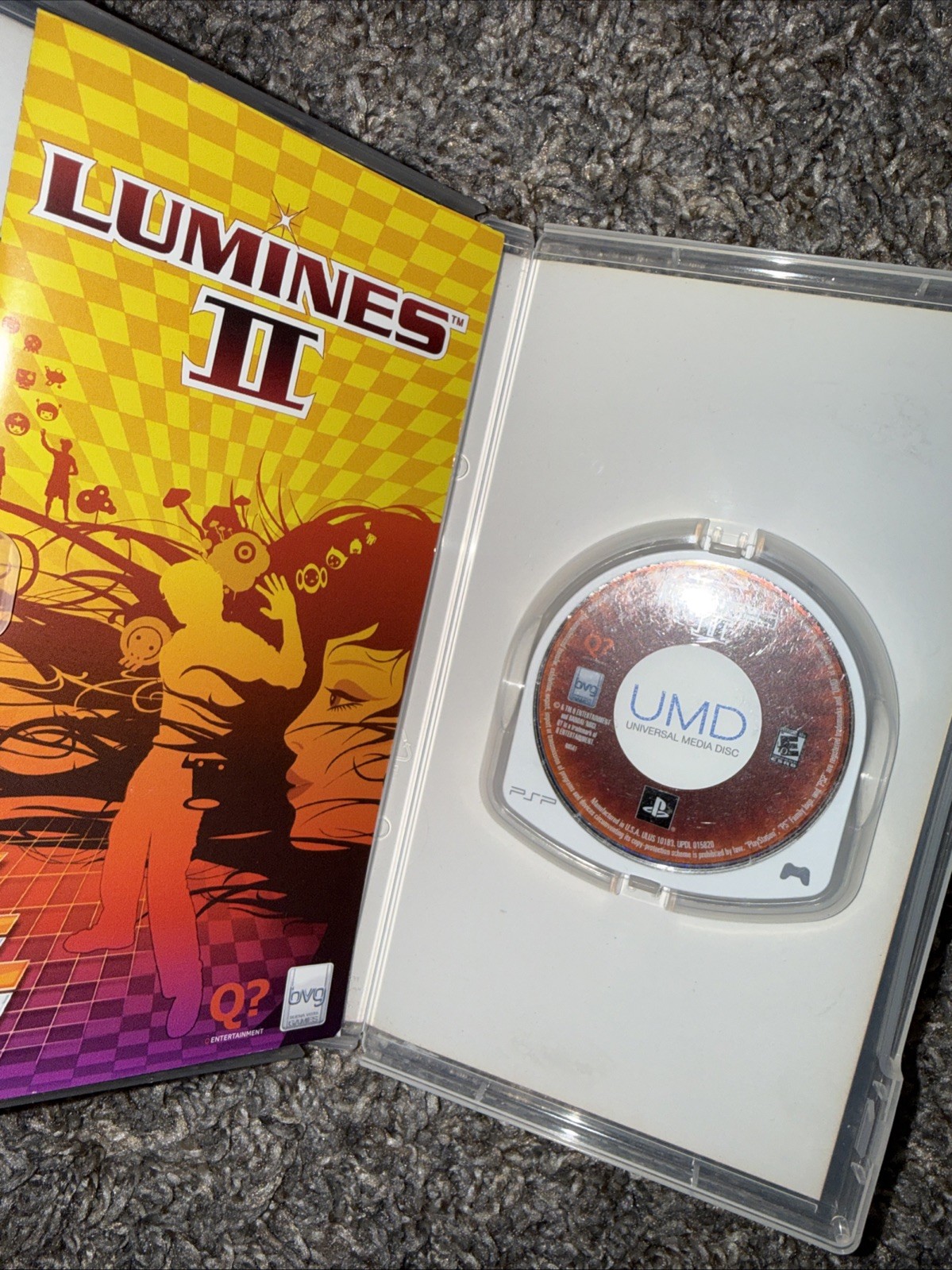 Lumines II PSP PlayStation Portable Tested and Working
