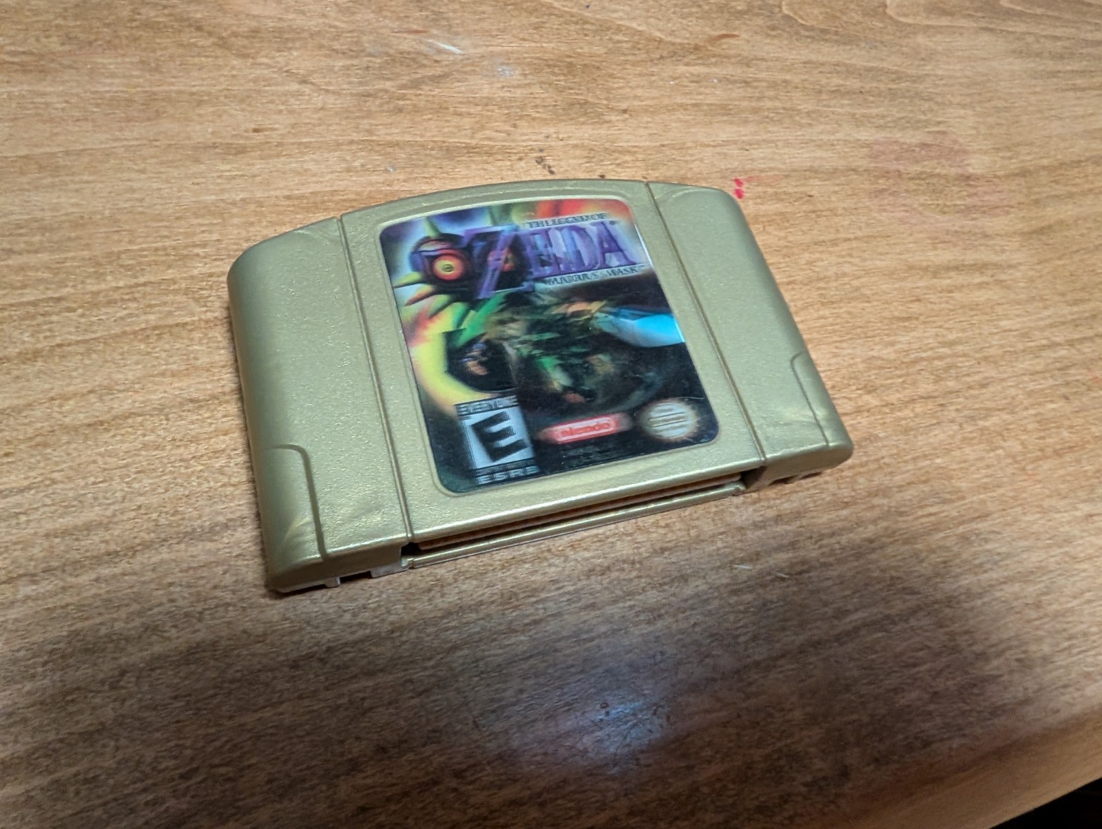 Nintendo N64 the Legend of Zelda: Majora’s Mask Gold/Holographic Cartridge Game