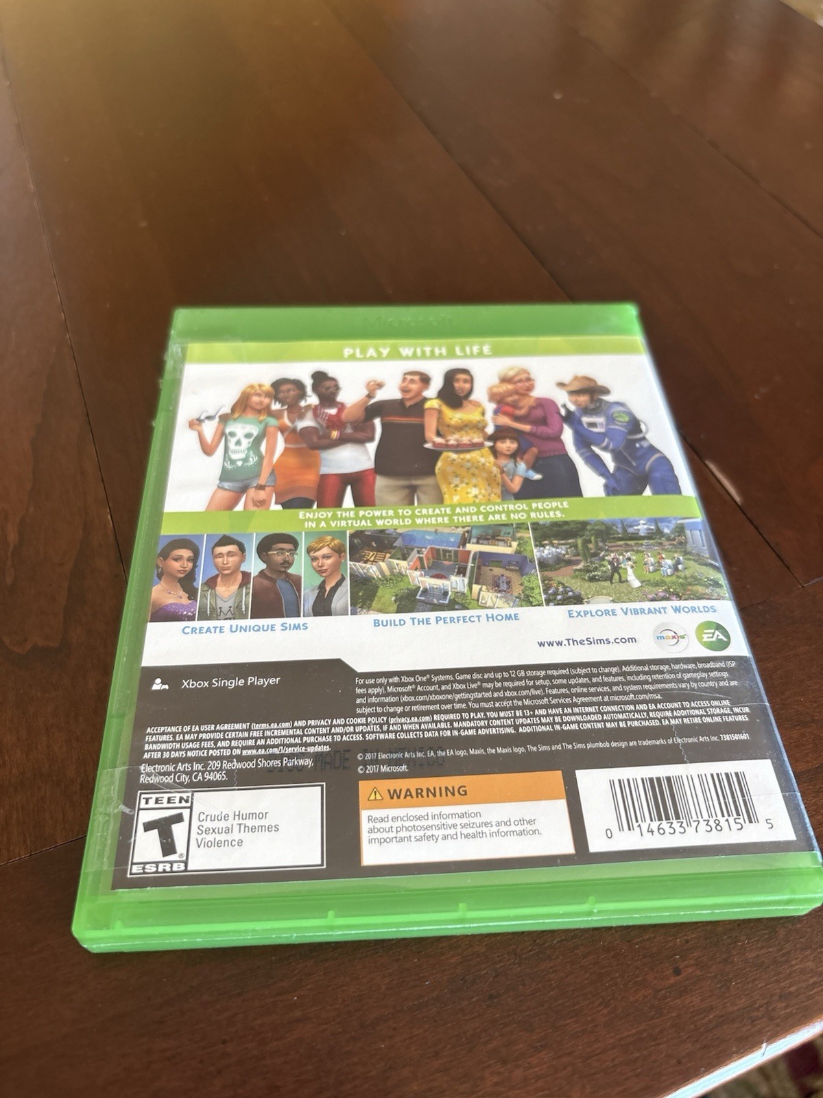 The Sims 4 Microsoft Xbox One-Somewhat Used. Ready for shipping or Local Pickup!