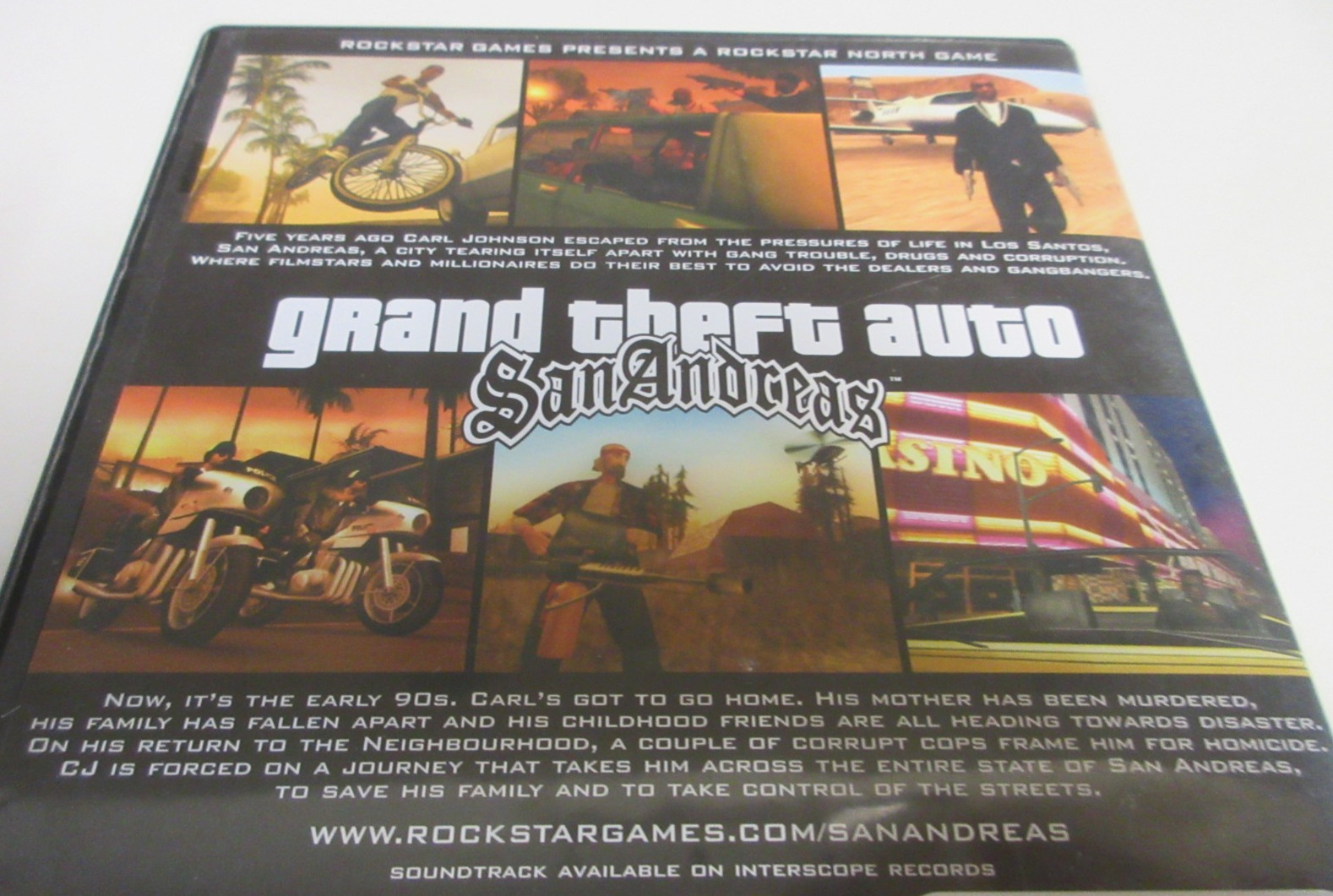 Grand Theft Auto: San Andreas – PlayStation 2 Game – DVD ROM – MA 15+ – 2004