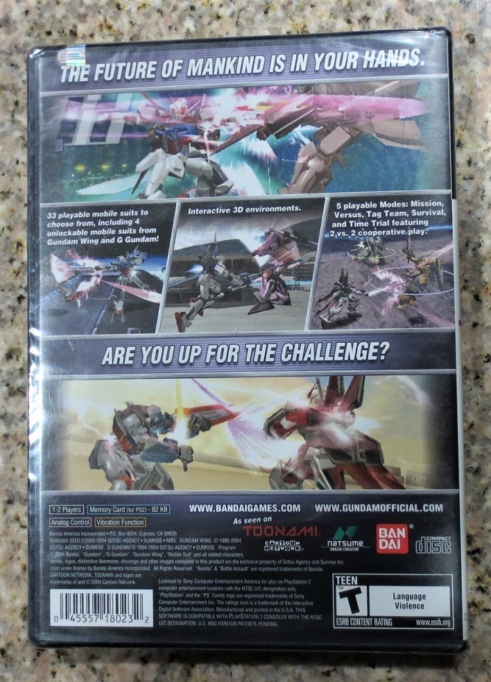 PS2 MOBILE SUIT GUNDAM BATTLE ASSAULT 3 GUNDAM SEED BRAND NEW SEALED ULTRA RARE