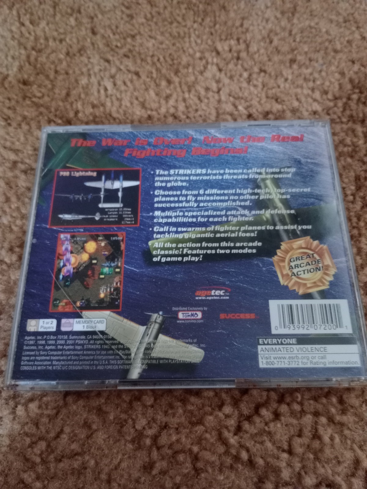 Strikers 1945 (Sony PlayStation 1, 2001)