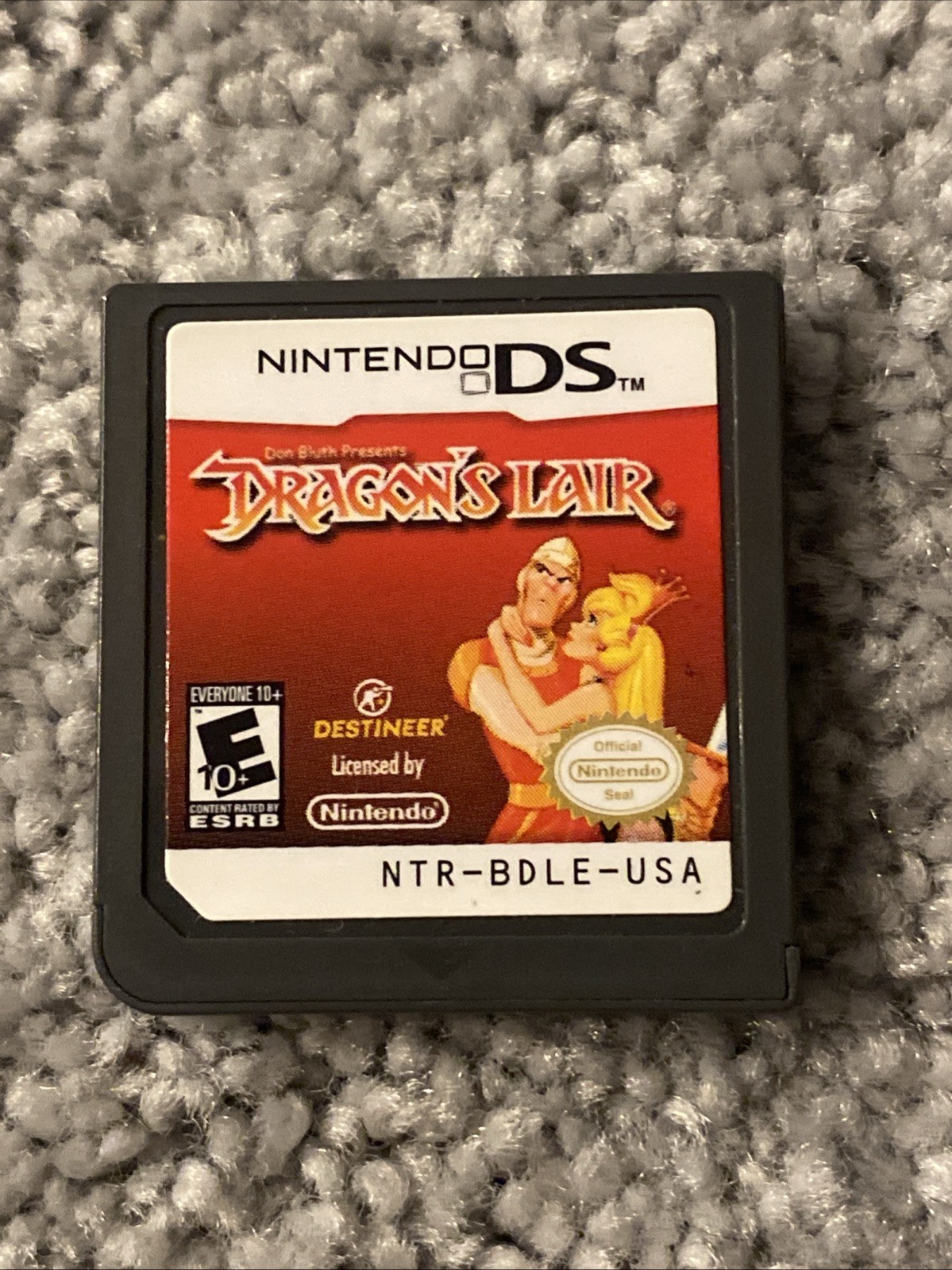 Dragon’s Lair (Nintendo DS, 2010) Cartridge Only, Tested