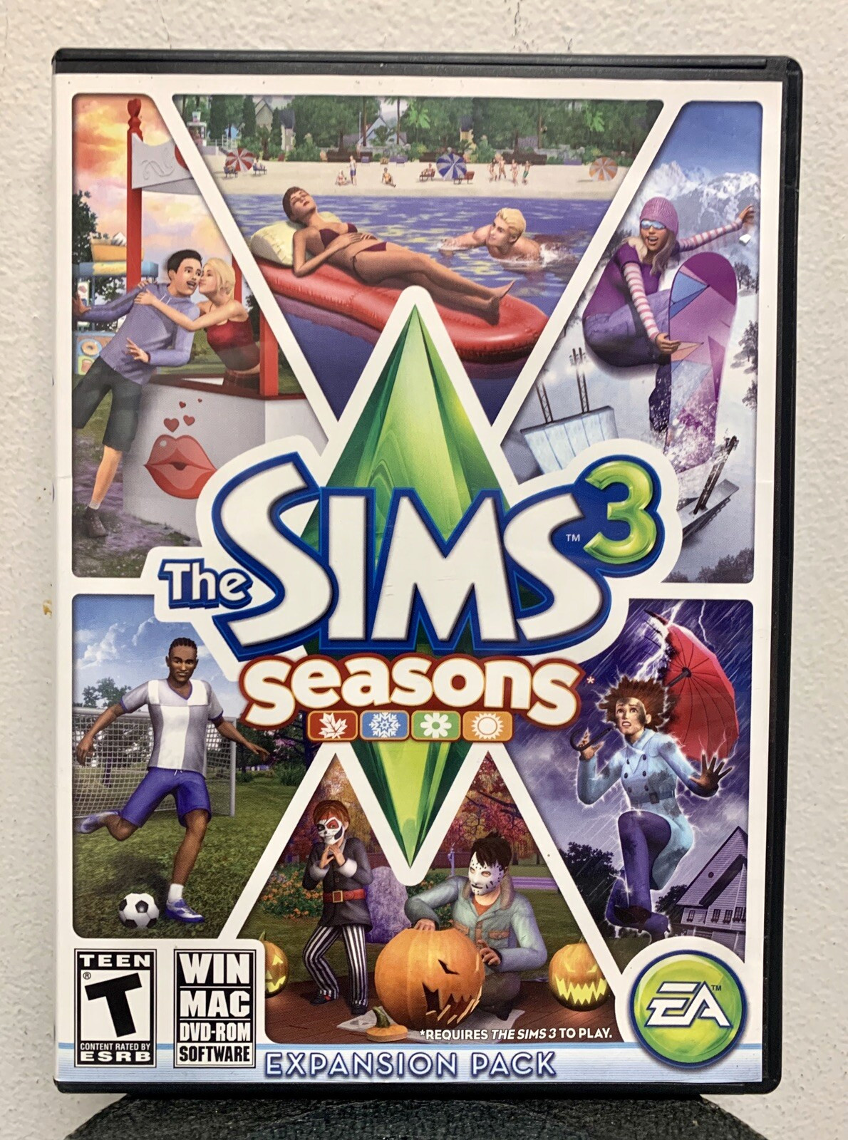DVD-ROM ~ The Sims 3: Seasons ~ Expansion Pack ~ EA ~ 1 Player ~ 2012 ~ !L🟢🟢K!