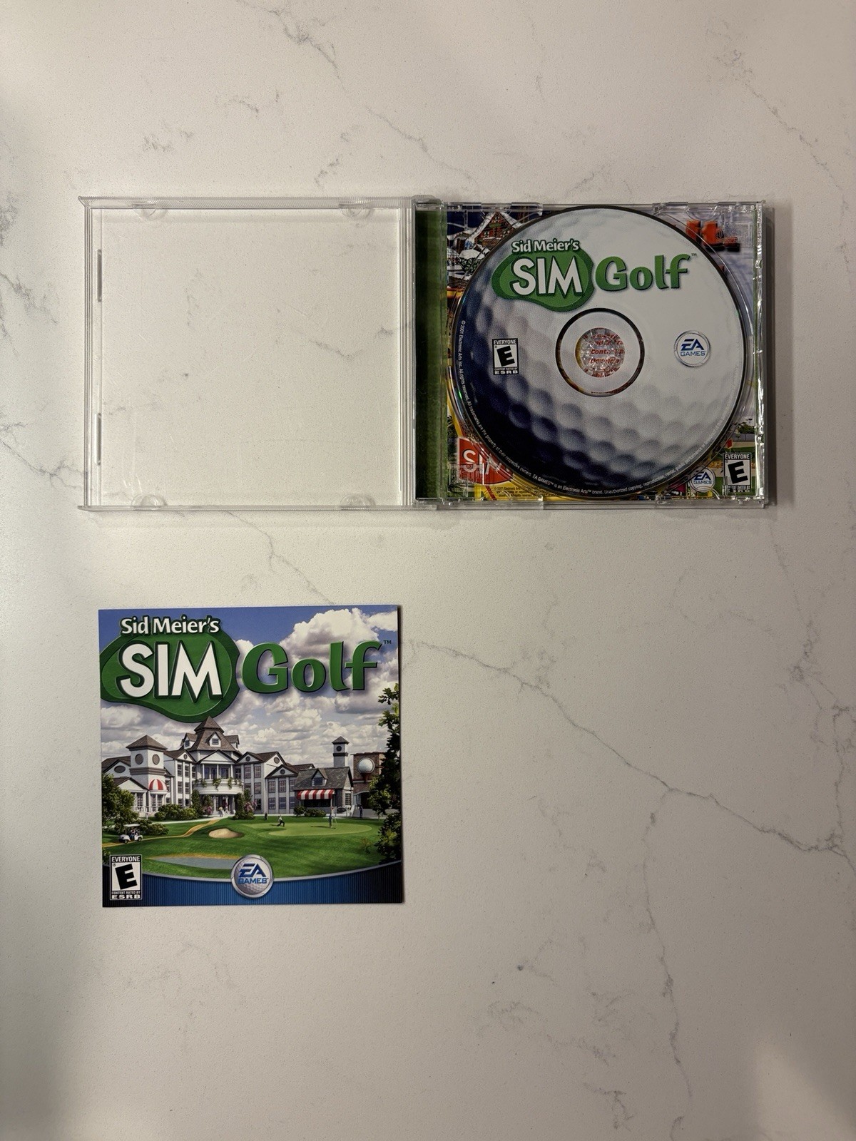 EA Games Sid Meier’s SimGolf PC Simulation/Sports Golf E Manual NTSC-U/C