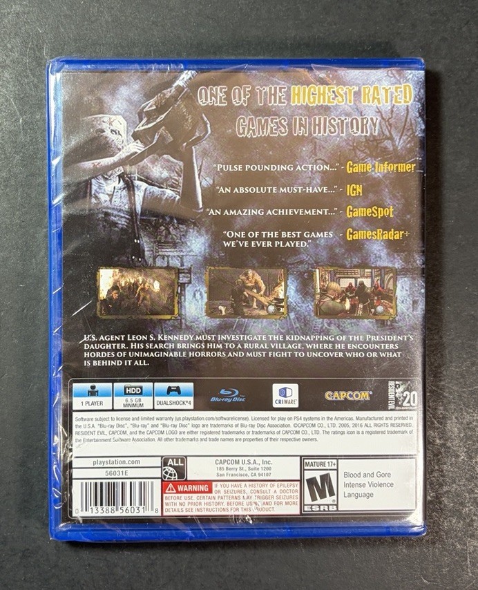 Resident Evil 4 HD (PS4) NEW