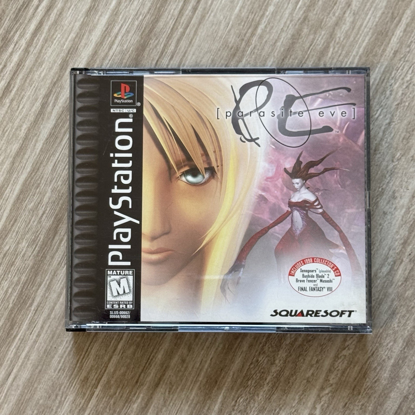Parasite Eve PS1 PlayStation 1 Complete CIB + Collector’s CD