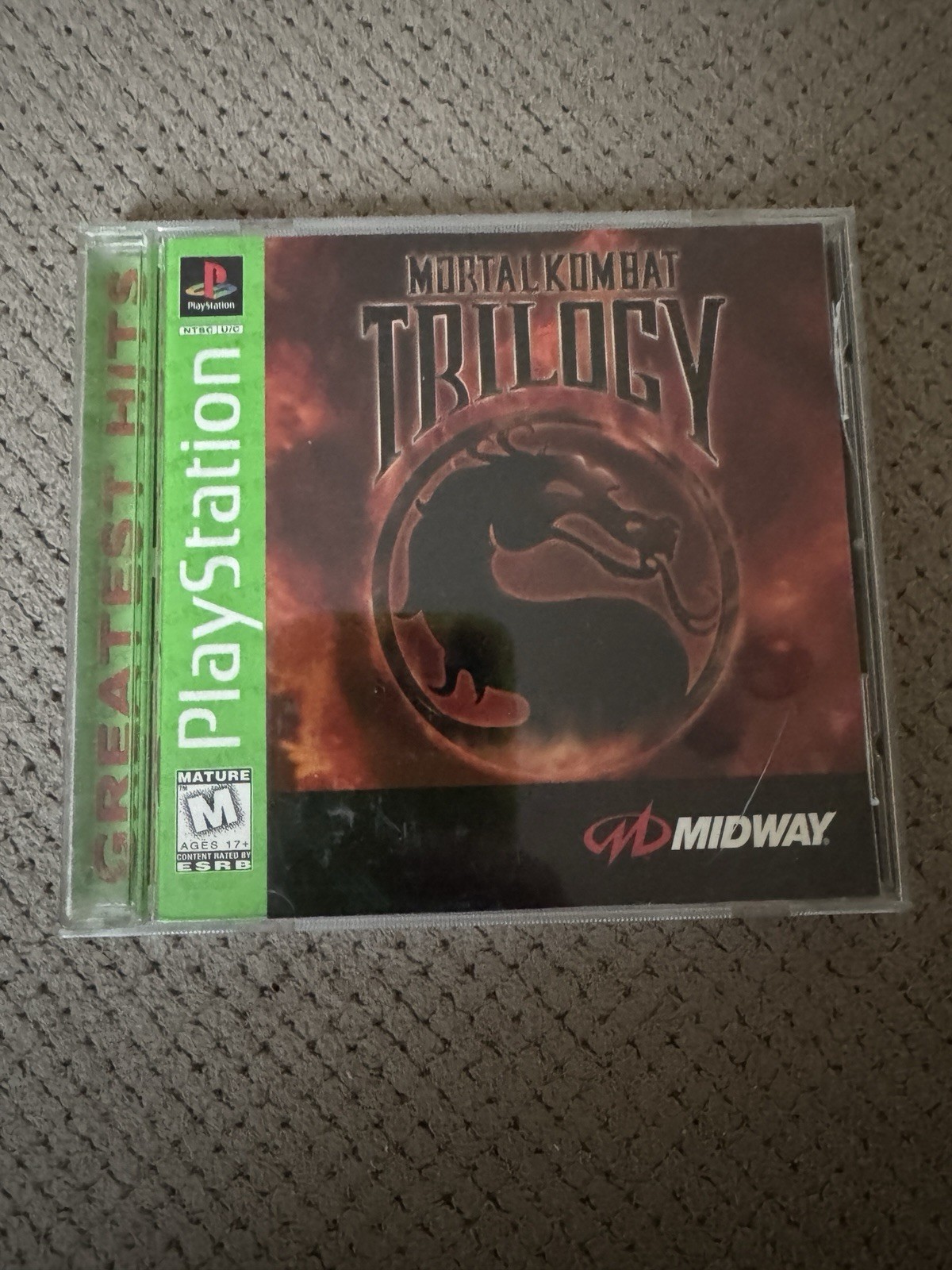 Mortal Kombat Trilogy Sony PlayStation 1 PS1 1996 Greatest Hits