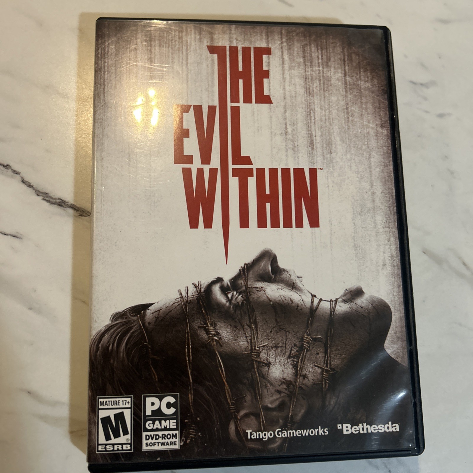 The Evil Within PC DVD ROM Video Game – Great Condition Complete Horror