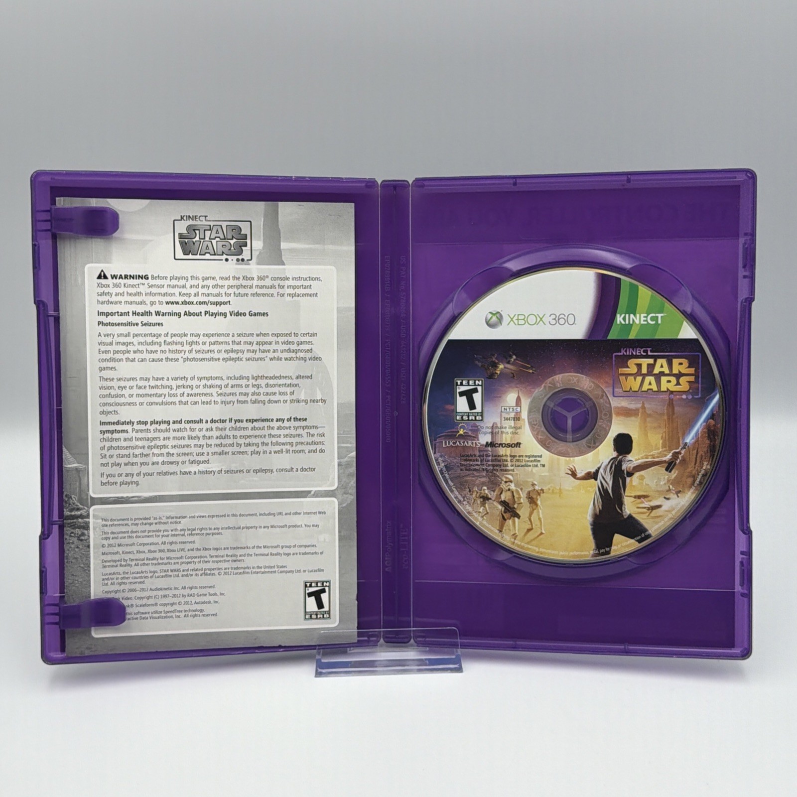 Kinect Star Wars (Xbox 360, 2012) Complete Tested Working – Free Ship