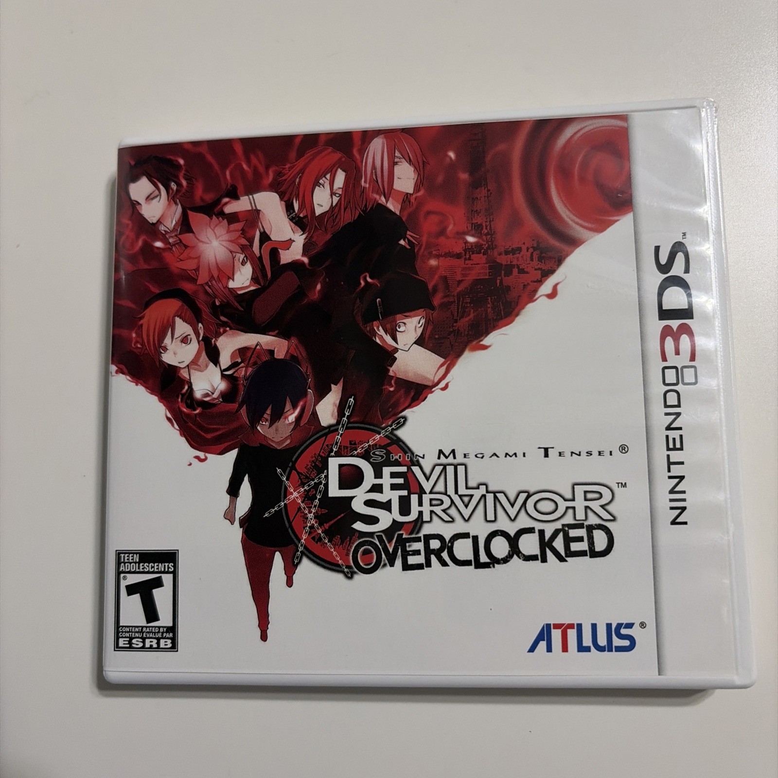 Shin Megami Tensei: Devil Survivor Overclocked (Nintendo 3DS, 2011) No Manual Cl