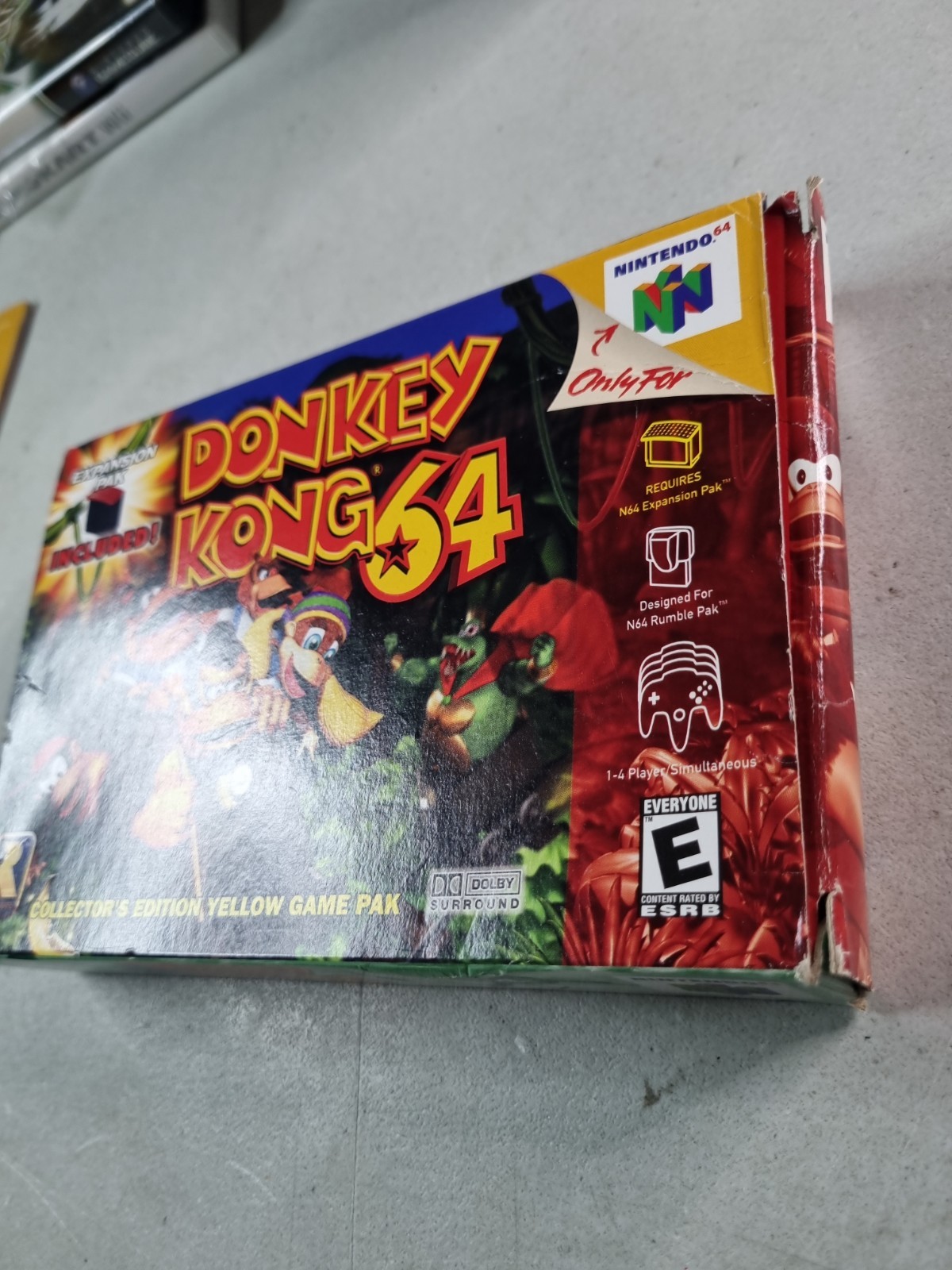 Donkey Kong 64 (Nintendo 64 1999) Complete CIB NO expansion pak – w/ Manual