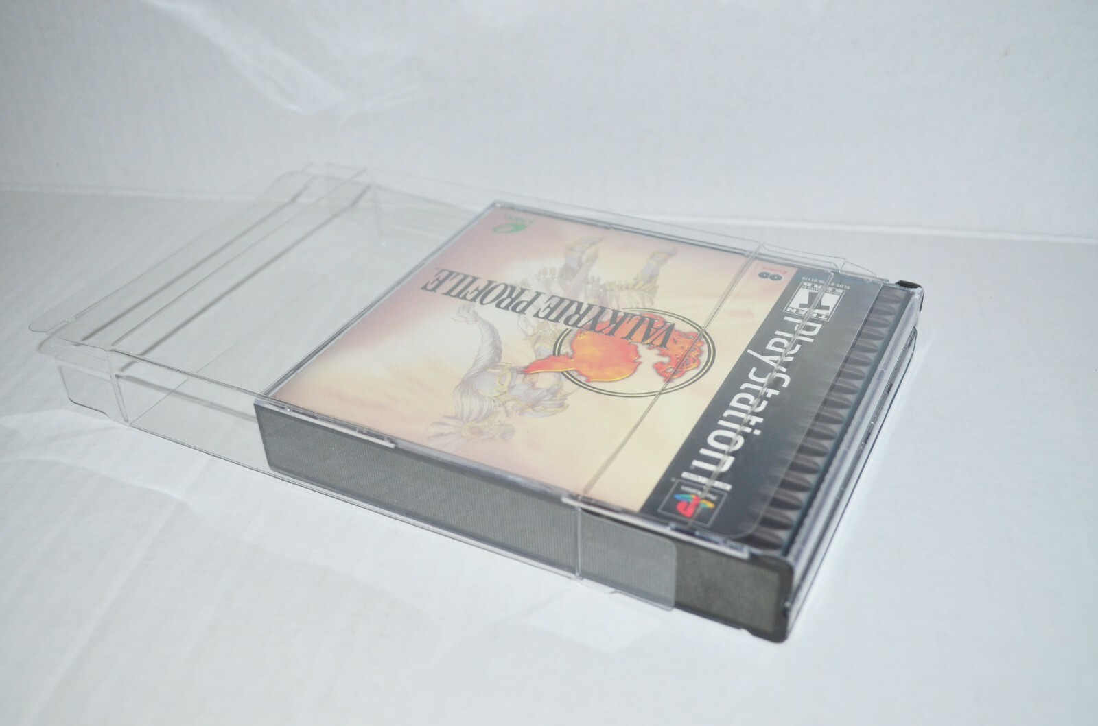5 Double Plastic Protectors Cases Display Box Sleeves For Sony PlayStation 1 PS1