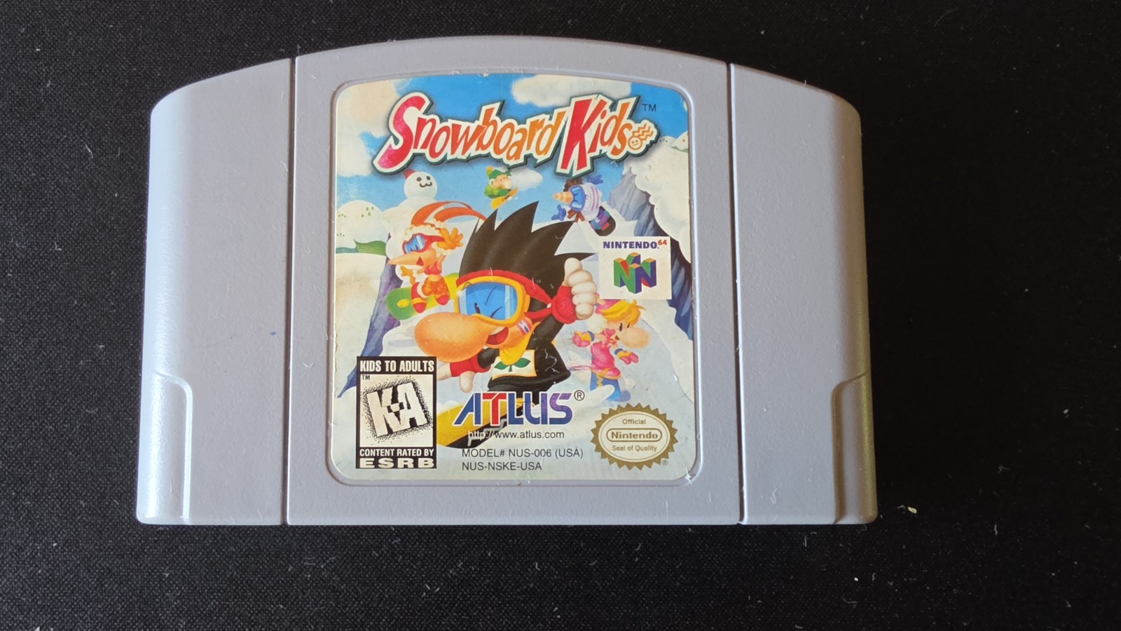 Snowboard Kids N64 Nintendo 64 Authentic Cartridge Only Untested