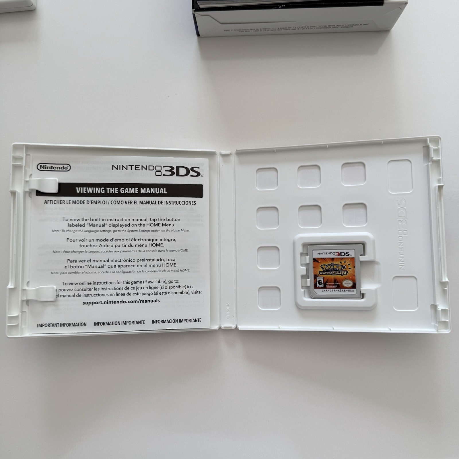 Pokemon Ultra Sun&Pokemon Ultra Moon Dual Pack Nintendo 3DS Complete in Big Box