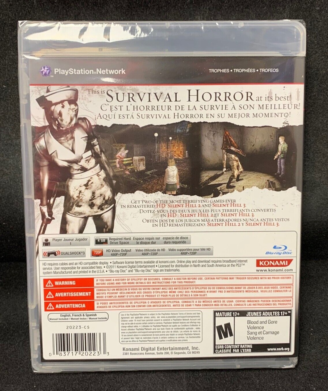 Silent Hill HD Collection (PS3 / PlayStation 3) BRAND NEW