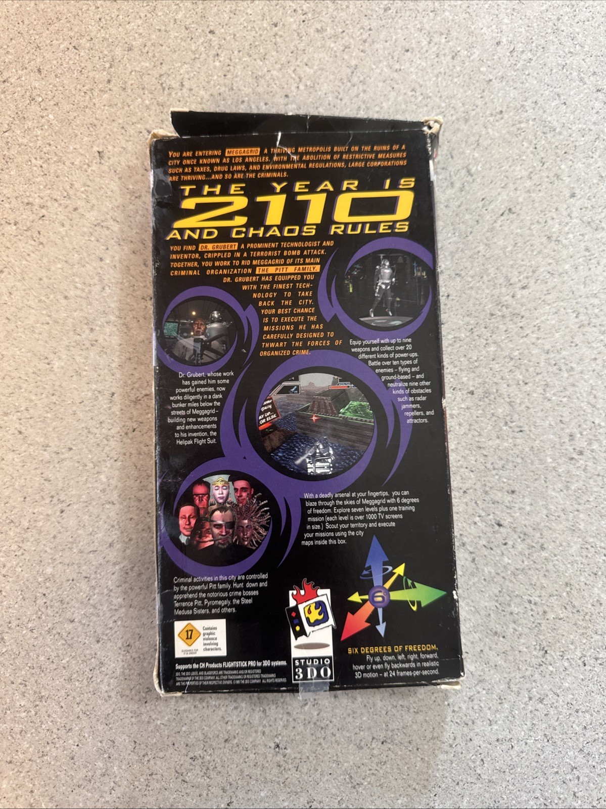 Blade Force (3DO) – CIB Complete – Registration card, Ads, Manual TESTED RARE