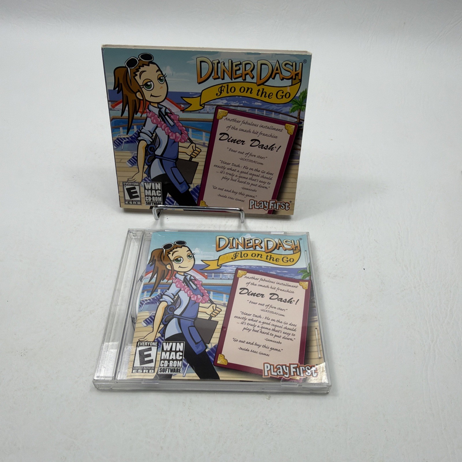 Diner Dash: Flo on the Go CD-ROM Game By PlayFirst. PC/MAC 2006
