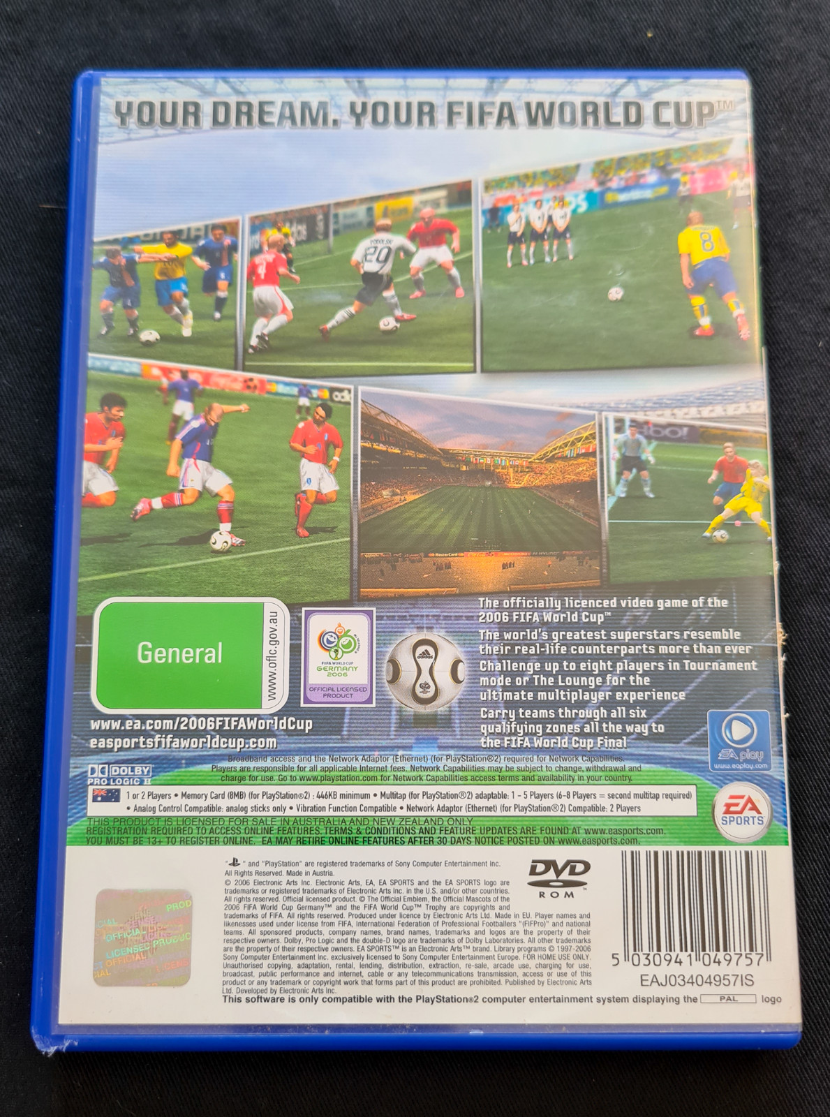 FIFA World Cup 2006 (Germany) PAL (PS2) ~ Complete / Very Good Condition!