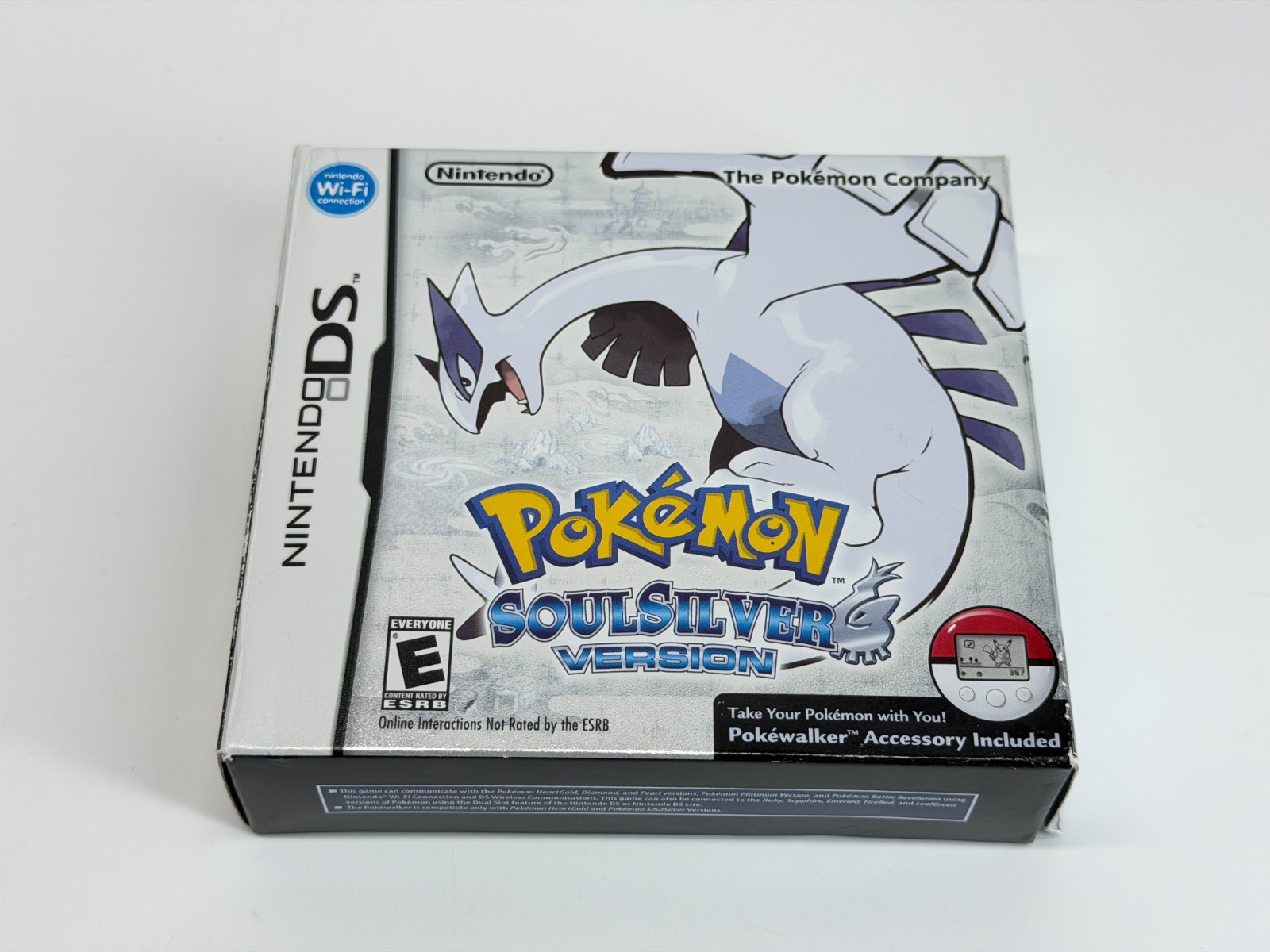 Pokemon SoulSilver Version (Nintendo DS) Complete BIG BOX Pokewalker Authentic