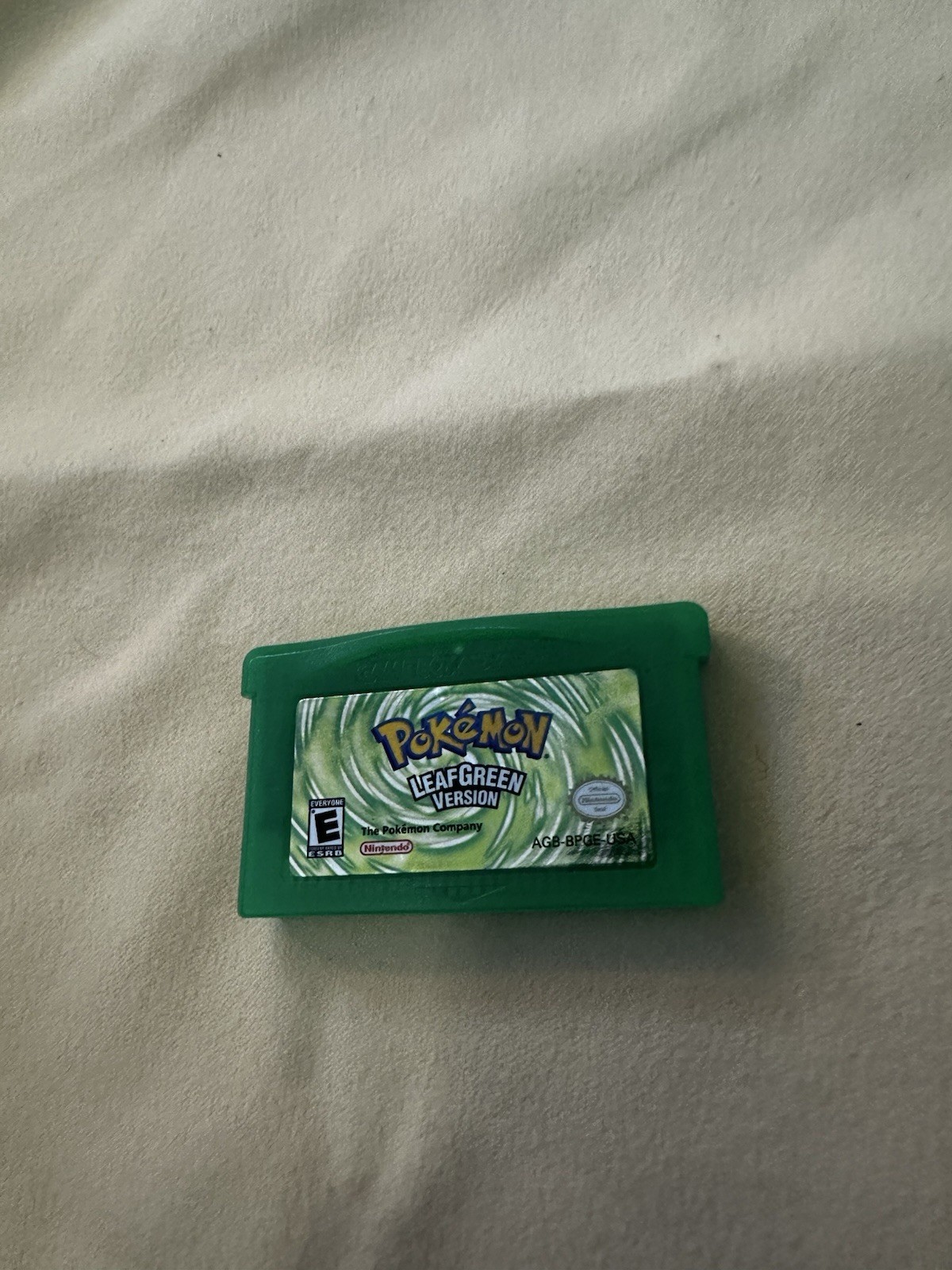 Pokémon Leaf Green Authentic Game Boy Advance GBA Tested Working Authentic