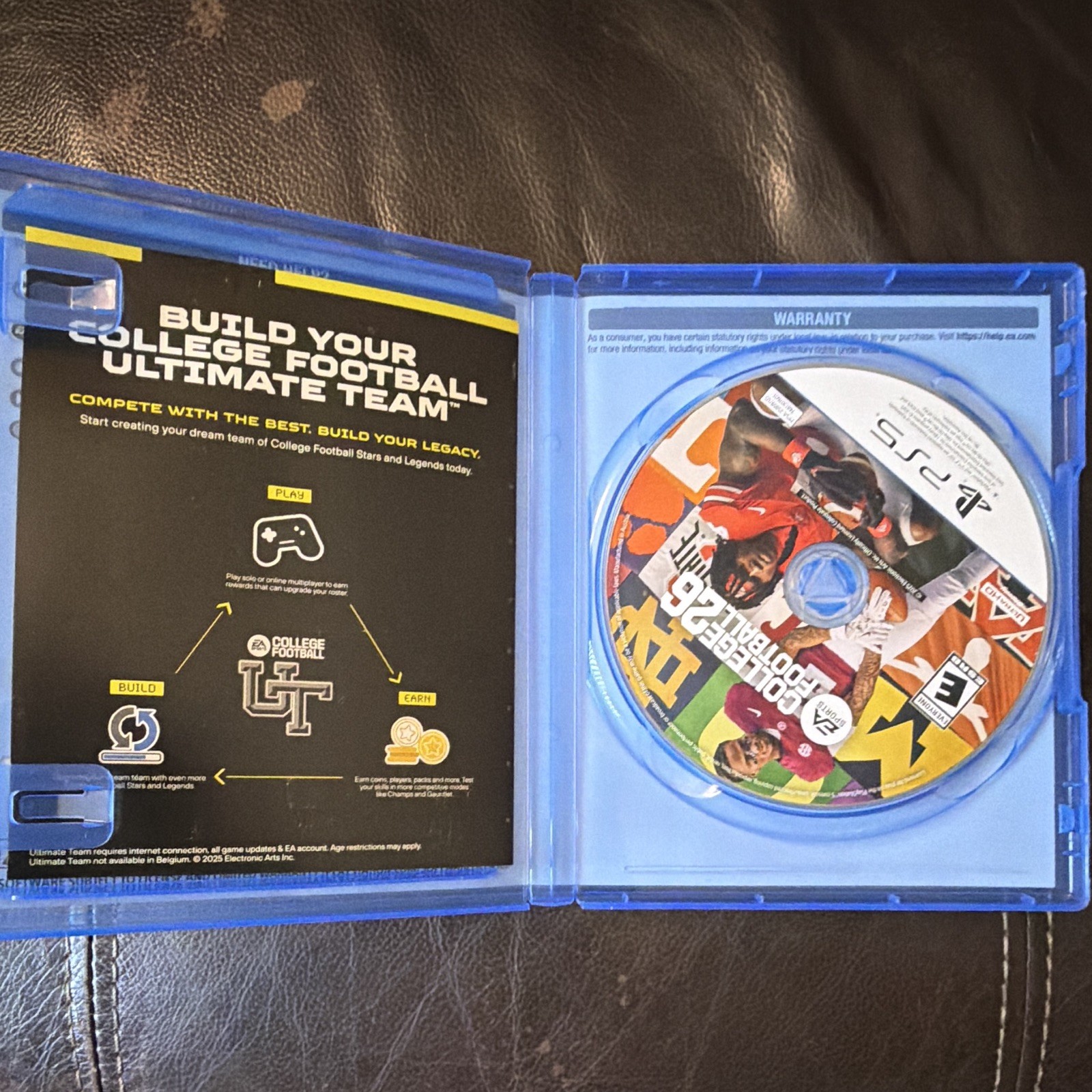 EA SPORTS College Football 26 (2025) PS5 Multiplayer Online Play E NTSC-U/C