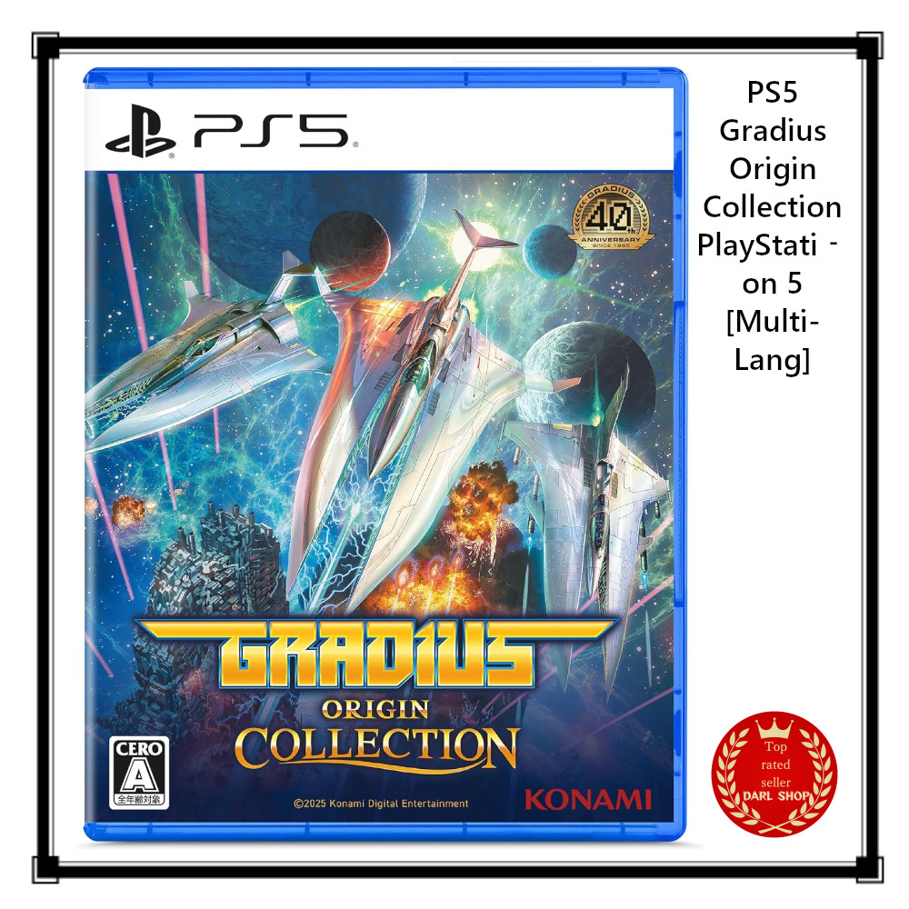 PS5 Gradius Origin Collection PlayStation 5 [Multi-Lang] from Japan New 2025