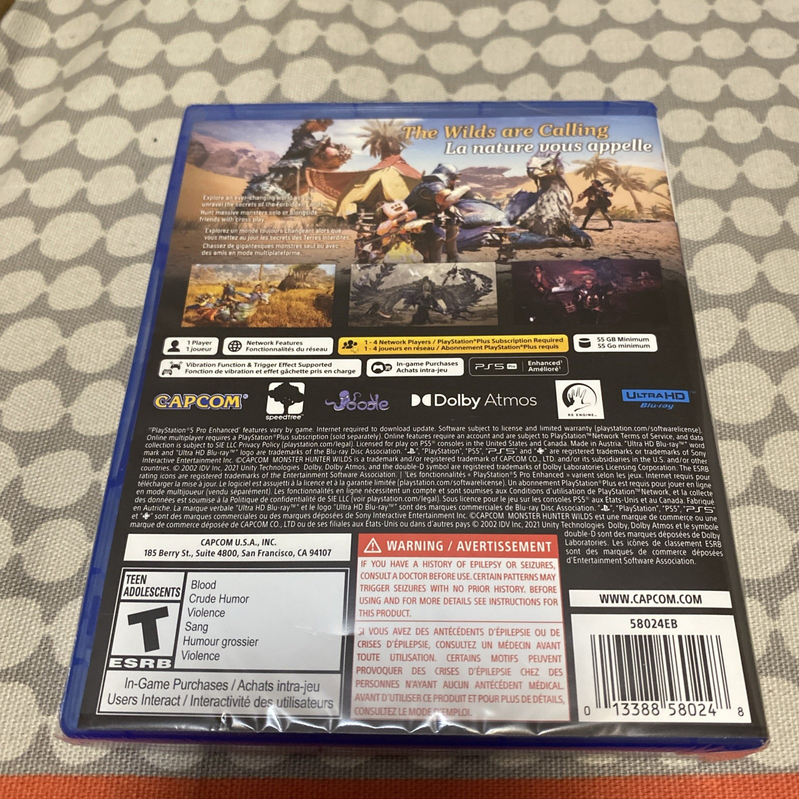 Monster Hunter Wilds (PS5 / Playstation 5) Sealed